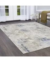 Global Rug Designs Barstow BAR02 Gray 7'10" x 10'2" Area Rug