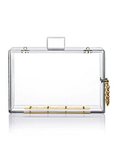 Milanblocks Trendy Transparent Acrylic Clutch