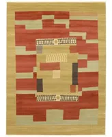 Bayshore Home Ojas Oja2 Rust Red Area Rug Collection