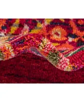 Bayshore Home Sana San3 Fuchsia Area Rug Collection