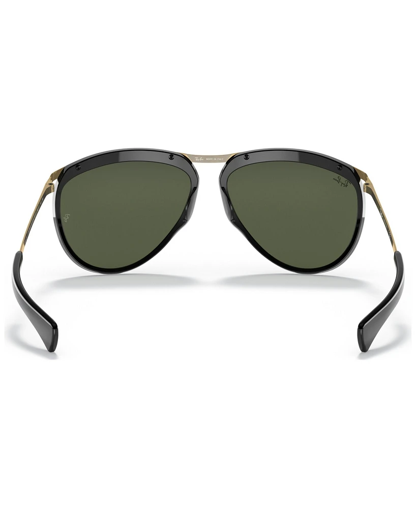 Ray-Ban Olympian Aviator Sunglasses, RB2219 59