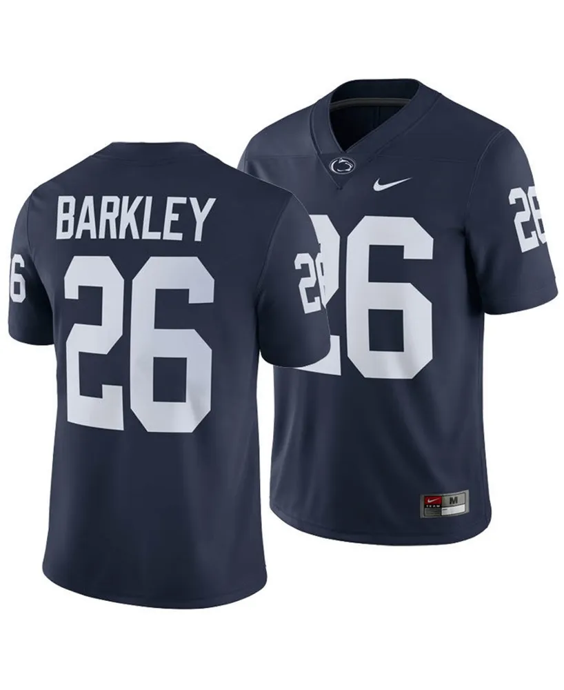 Men's Nike Saquon Barkley White Penn State Nittany Lions Name & Number T- Shirt