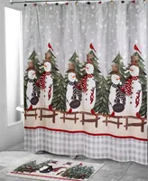 Avanti Country Friends Holiday Resin Shower Curtain, 72" x 72"