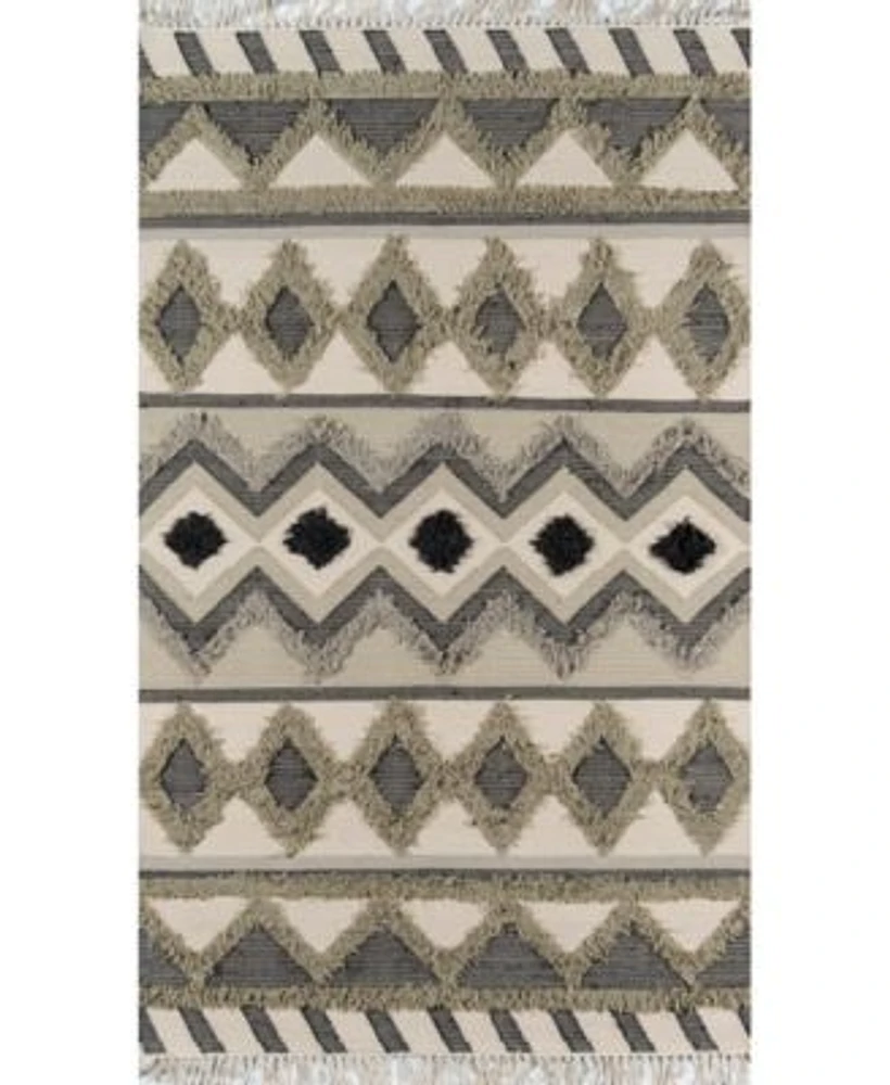 Novogratz Indio Ind 4 Sage Area Rug Collection