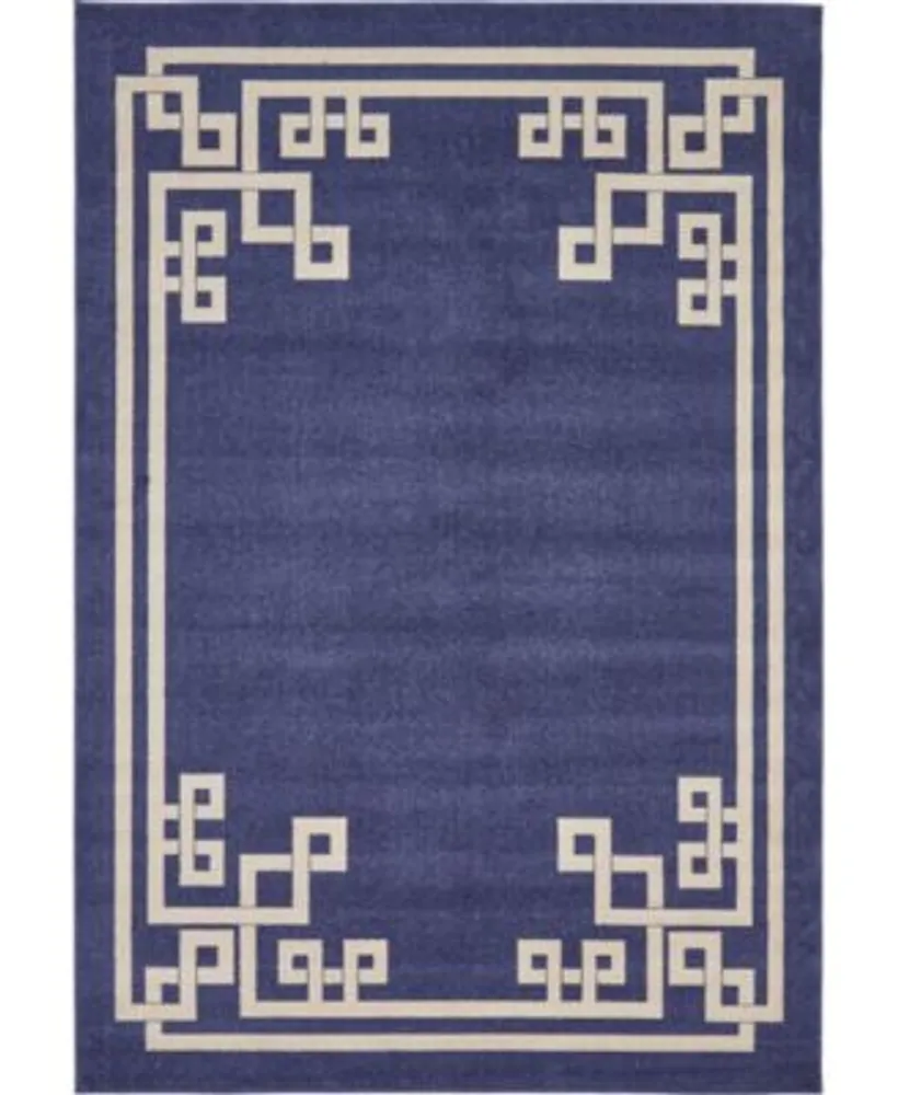 Bayshore Home Anzu Anz3 Navy Blue Area Rug Collection