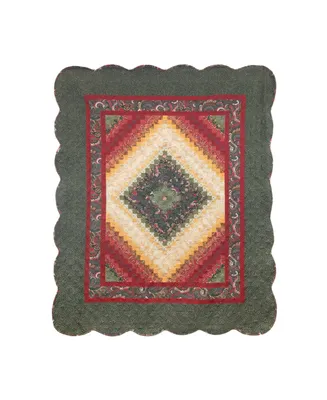 American Heritage Textiles Posted Stamp Decorative Throw, 50" x 60"