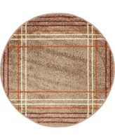 Bayshore Home Jasia Jas13 Light Brown Area Rug Collection