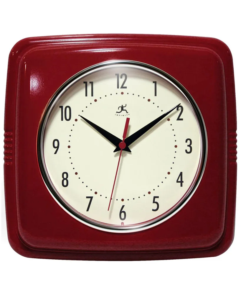 Infinity Instruments Square Wall Clock