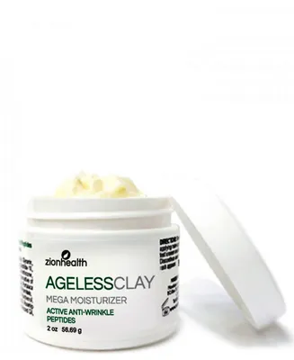 Zion Health Ageless Clay Anti-Wrinkle Cream with Active Peptides
