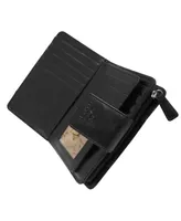 Mancini Casablanca Collection Rfid Secure Ladies Clutch Wallet