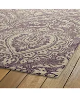 Kaleen Weathered WTR01-95 Purple 5' x 7'6" Outdoor Area Rug