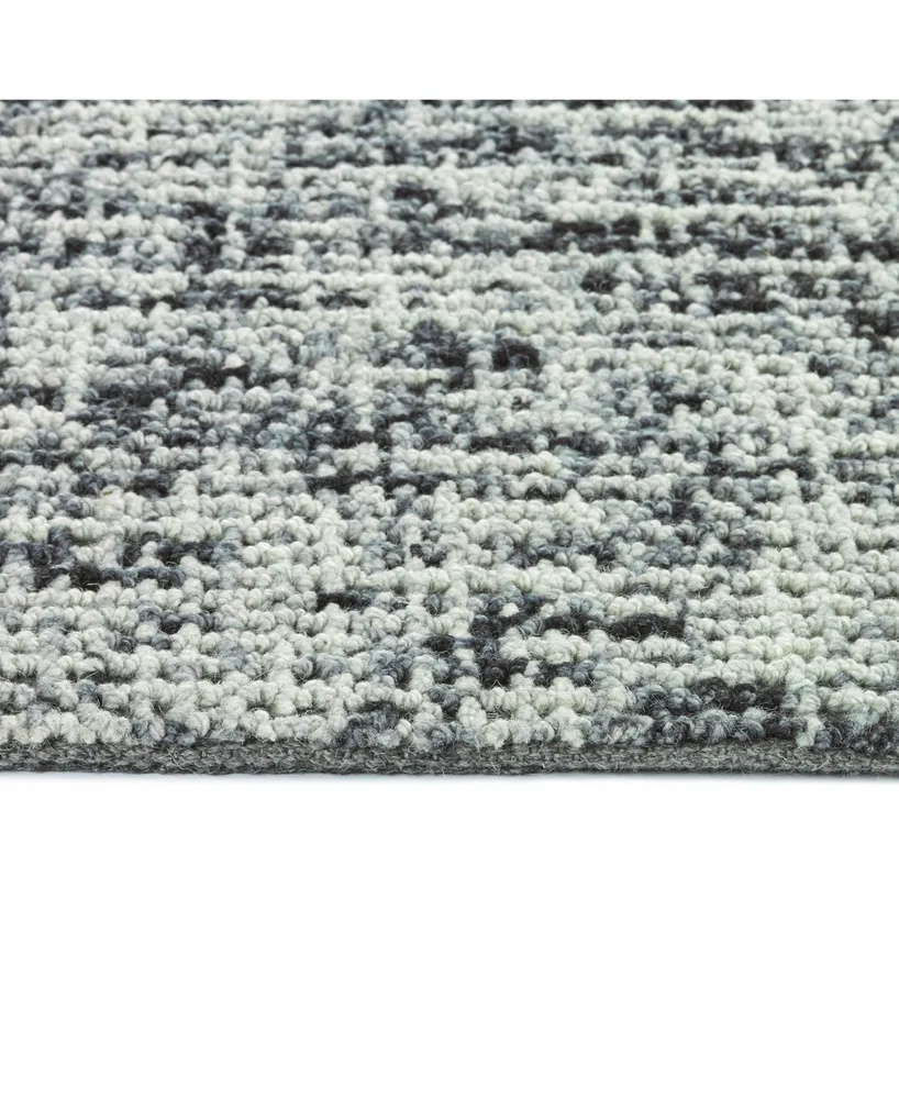 Kaleen Lucero LCO01-38 Charcoal 2'6" x 8' Runner Rug