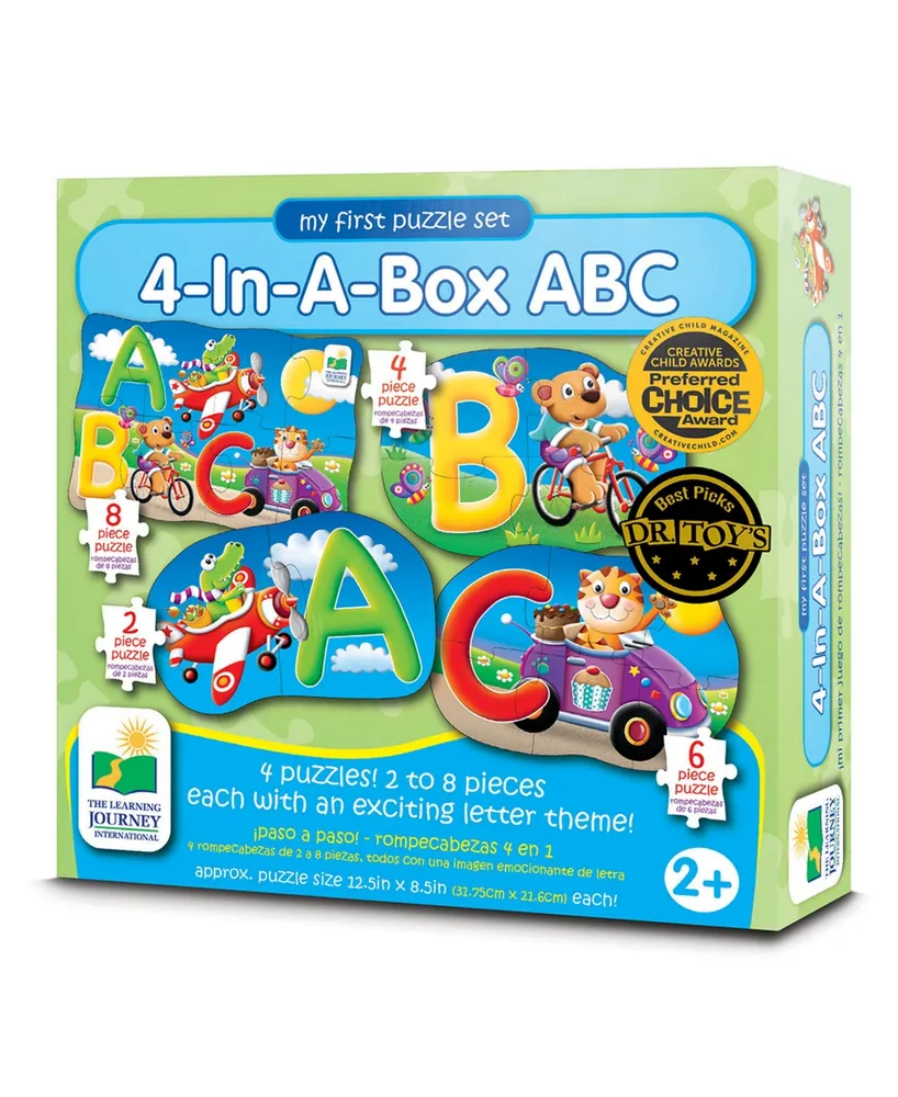The Learning Journey My First Puzzle Sets 4 in a Box Puzzles- Abc