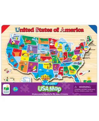 The Learning Journey Lift and Learn Usa Map Puzzle