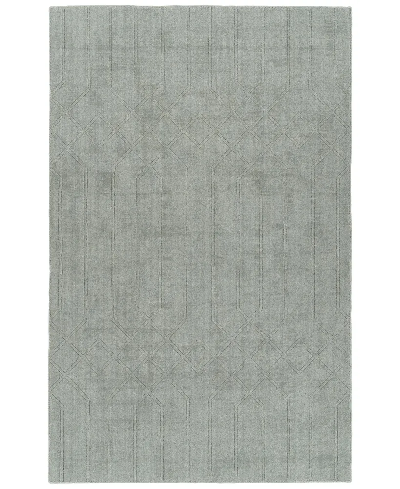 Kaleen Minkah MKH02-77 Silver 7'6" x 9' Outdoor Area Rug