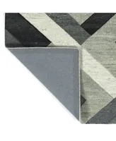 Kaleen Alzada ALZ03-38 Charcoal 2' x 3' Area Rug