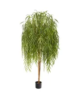 Nearly Natural 7' Willow Artificial Tree