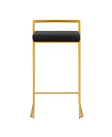 Fuji Gold Counter Stool, Set of 2