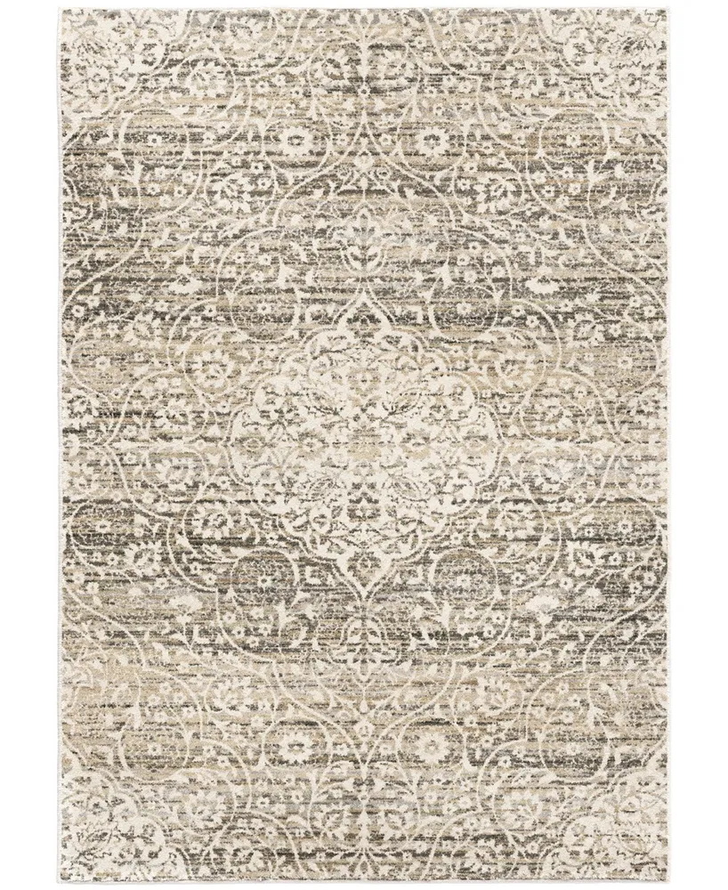 Orian Riverstone Center Kirman Multi 6'7" x 9'6" Area Rug