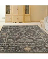 Closeout! Km Home /0041/Lightbrown Cantu Brown 5'3" x 7'3" Area Rug