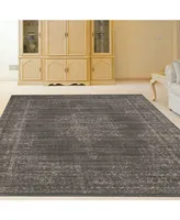 Closeout! Km Home 3563/0040/Lightbrown Cantu Brown 3'3" x 4'11" Area Rug