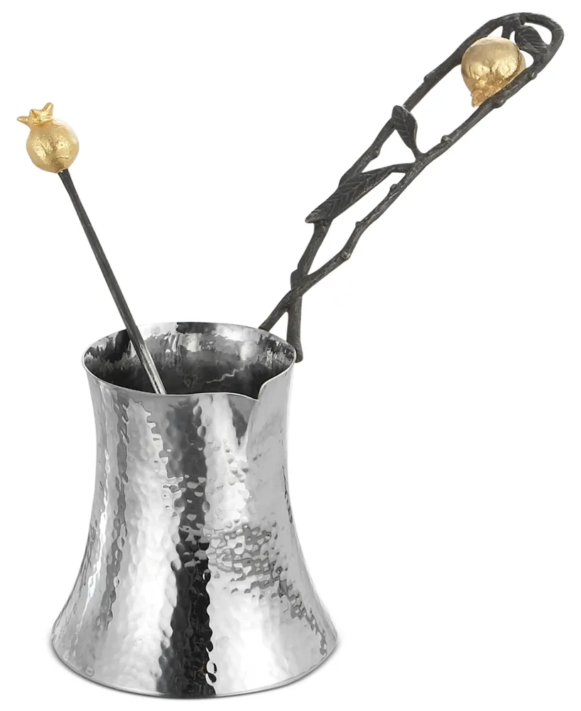 Michael Aram Pomegranate Coffee Pot with Spoon