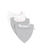 Gertex Snugabye Dream Baby Girls Reversible Bandana Bibs 3 Pack