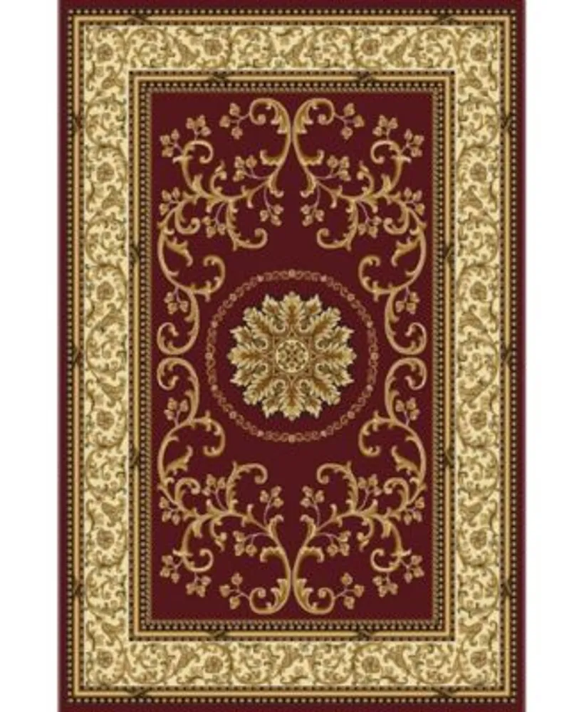 Closeout Km Home Navelli Red Area Rug Collection