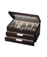Pko Inc. Wooden 2 Drawer Watch Box