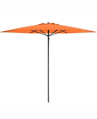 CorLiving 7.5ft Orange Beach/Patio Umbrella