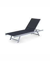 CorLiving Weather Resistant Reclining Patio Lounger