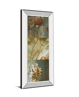 Classy Art Square Choices by Thompson, L. Mirror Framed Print Wall Art - 18" x 42"