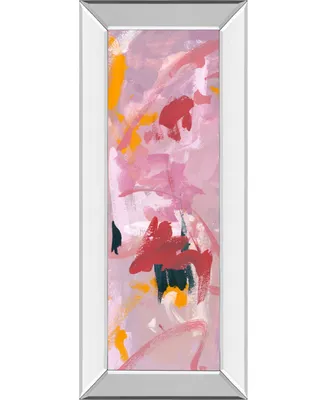 Classy Art Composition 1A by Melissa Wang Mirror Framed Print Wall Art - 18" x 42"