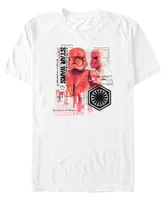 Star Wars Men's Rise Of Skywalker Sith Trooper Schematics Short Sleeve T-Shirt
