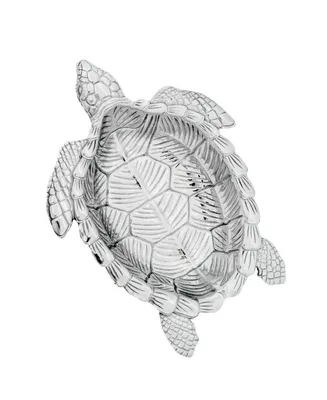 Arthur Court Designs Aluminum Sea Turtle Oval Bowl