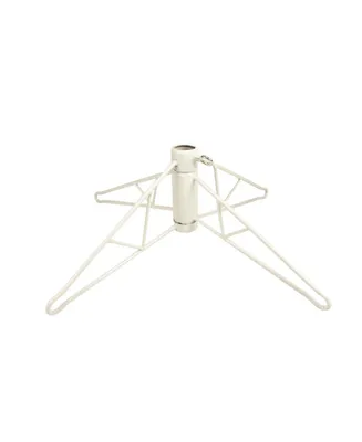 Northlight White Metal Christmas Tree Stand For 4' - 4.5' Artificial Trees