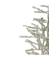 Northlight 5' Silver Tinsel Twig Artificial Christmas Tree - Unlit