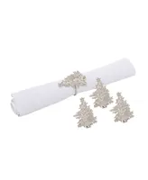 C&F Home Christmas Tree Napkin Ring, Set of 4