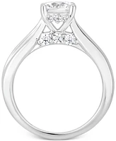 Gia Certified Diamond Solitaire Engagement Ring (1-1/2 ct. t.w.) in 14k White Gold