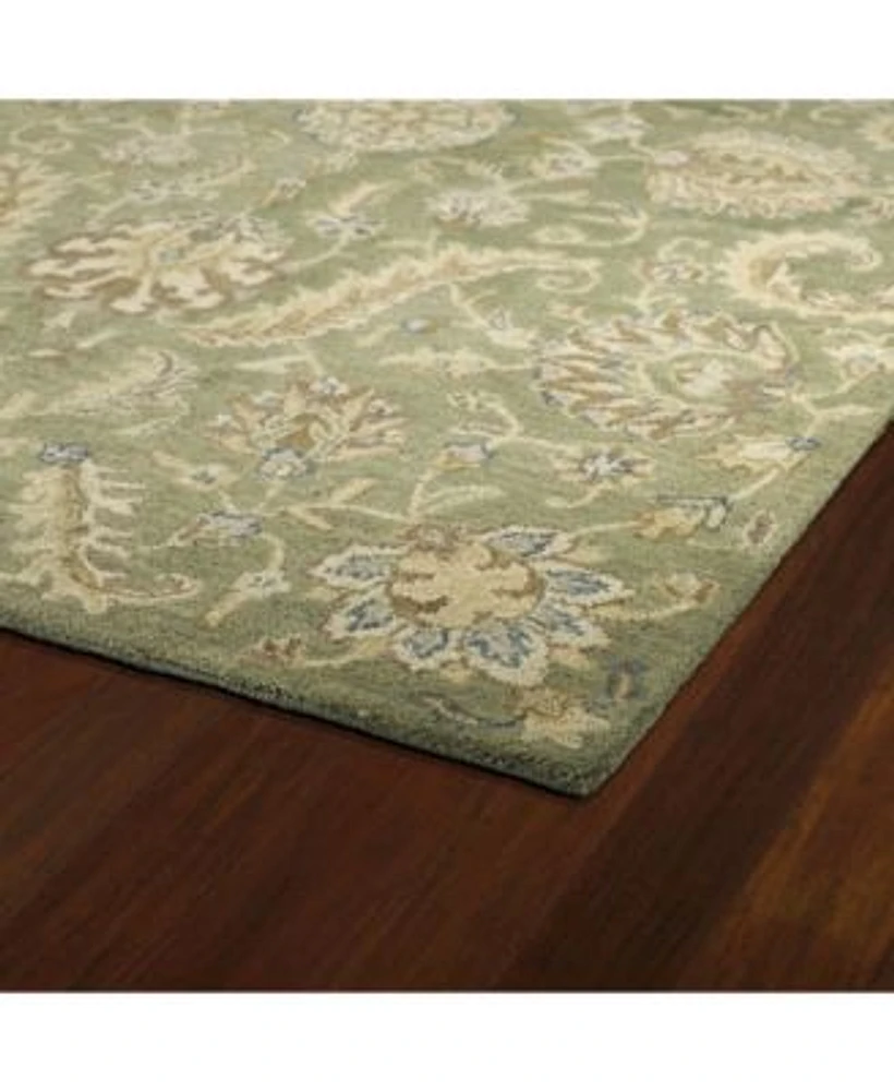 Kaleen Helena Virgil 05 Green Area Rug Collection