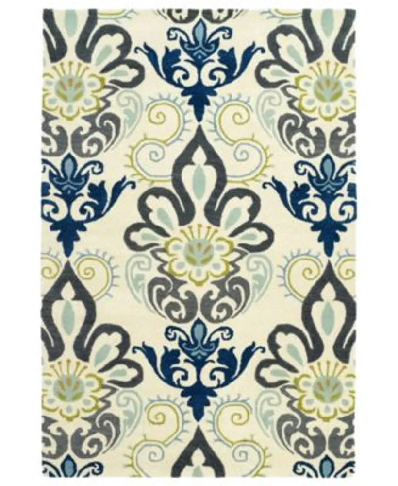 Kaleen Global Inspirations Glb11 17 Blue Area Rug Collection