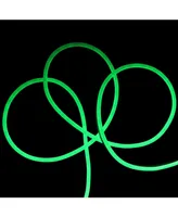 Northlight 18' Led Commercial Grade Green Neon Style Flexible Christmas Rope Lights