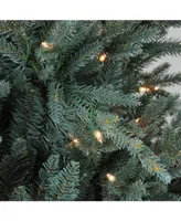 Northlight 7.5' Pre-Lit Fairbanks Alpine Artificial Christmas Tree - Clear Lights