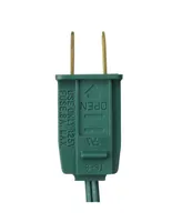 Northlight 100' Commercial C9 Christmas Light Socket Set - 12" Spacing 18 Gauge Green Wire