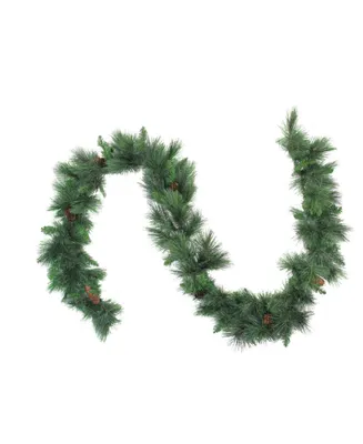 Northlight 9' White Valley Pine Artificial Christmas Garland - Unlit