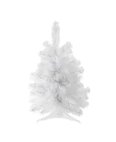 Northlight 18" White Pine Artificial Christmas Tree - Unlit