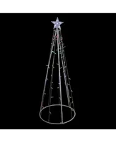 Northlight 5' Multi-Color Led Lighted Show Cone Christmas Tree Outdoor Decoration