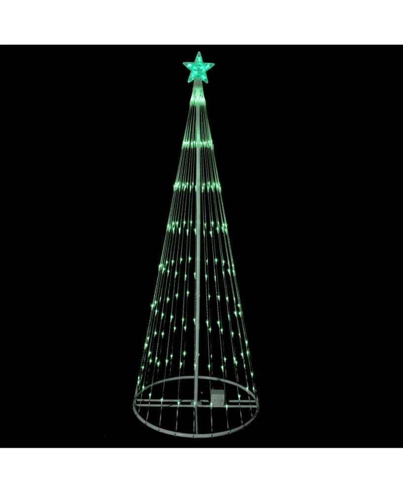 Northlight 6' Led Lighted Show Cone Christmas Tree Outdoor Decoration
