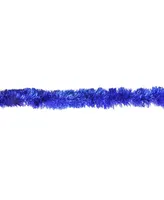 Northlight 12' Traditional Lavish Blue Christmas Tinsel Garland - Unlit