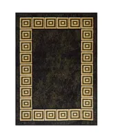 Global Rug Design Vision Vis06 Black Area Rug Collection